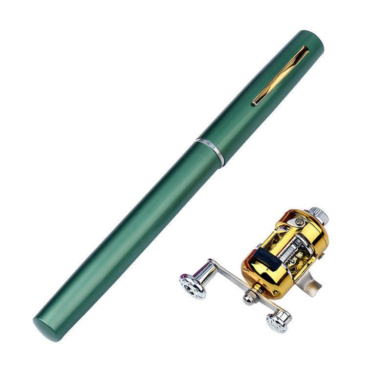 Aluminum Pen Style Fishing Rod Mini Portable Pocket