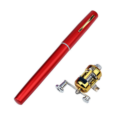 Aluminum Pen Style Fishing Rod Mini Portable Pocket