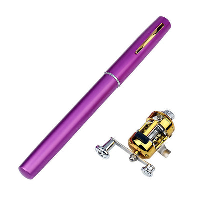 Aluminum Pen Style Fishing Rod Mini Portable Pocket