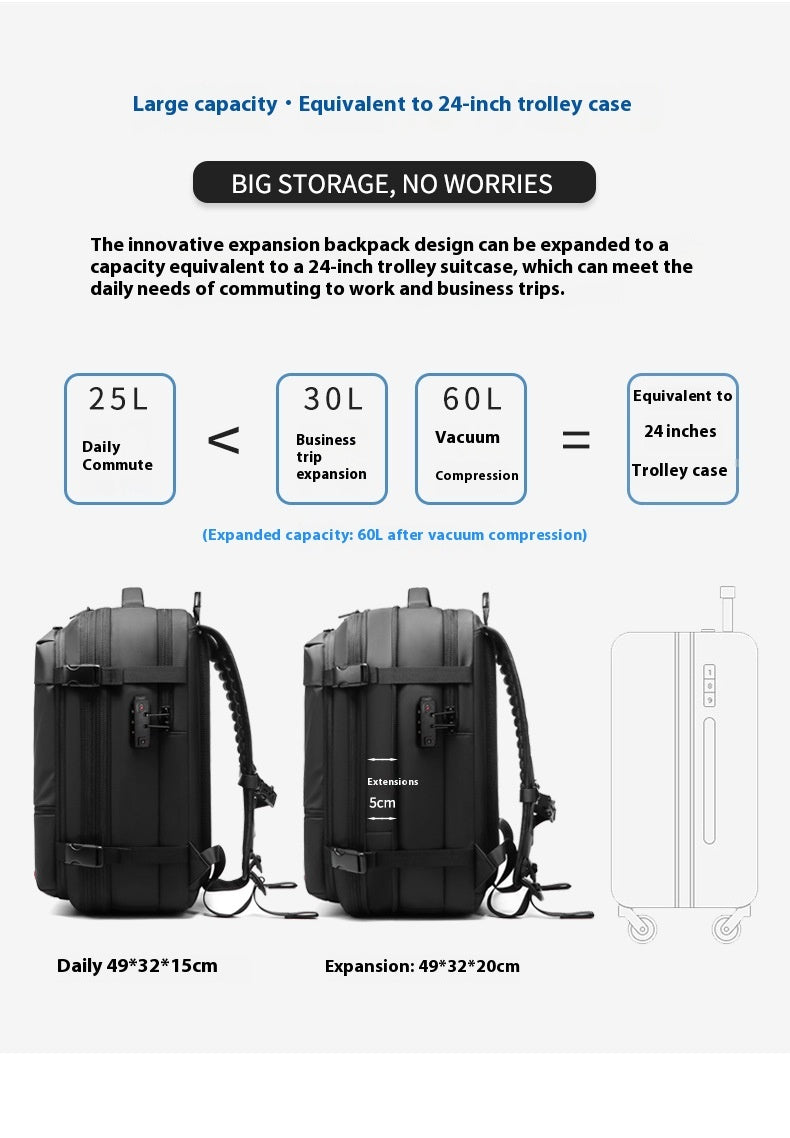 Vacuum Compression Backpack