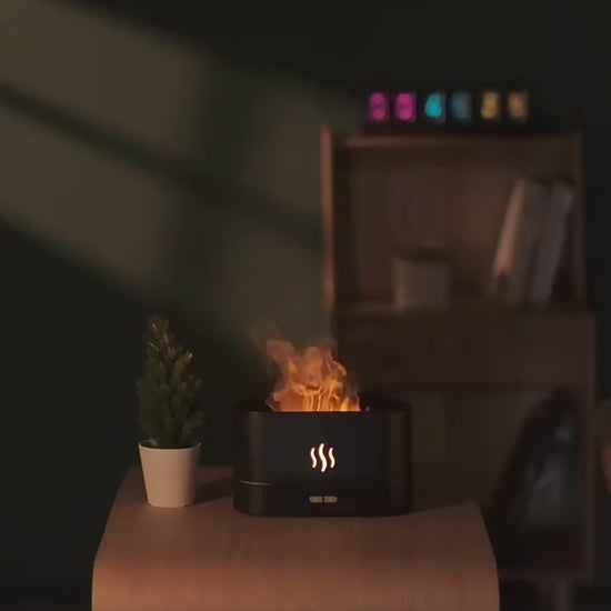 Mute Simulation Flame Of Flame Aroma Humidifier